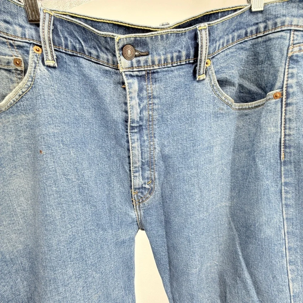 Y2K Levi's‎ 505 Regular Fit Jeans Men's W42 L30 Light Wash Denim Pants
